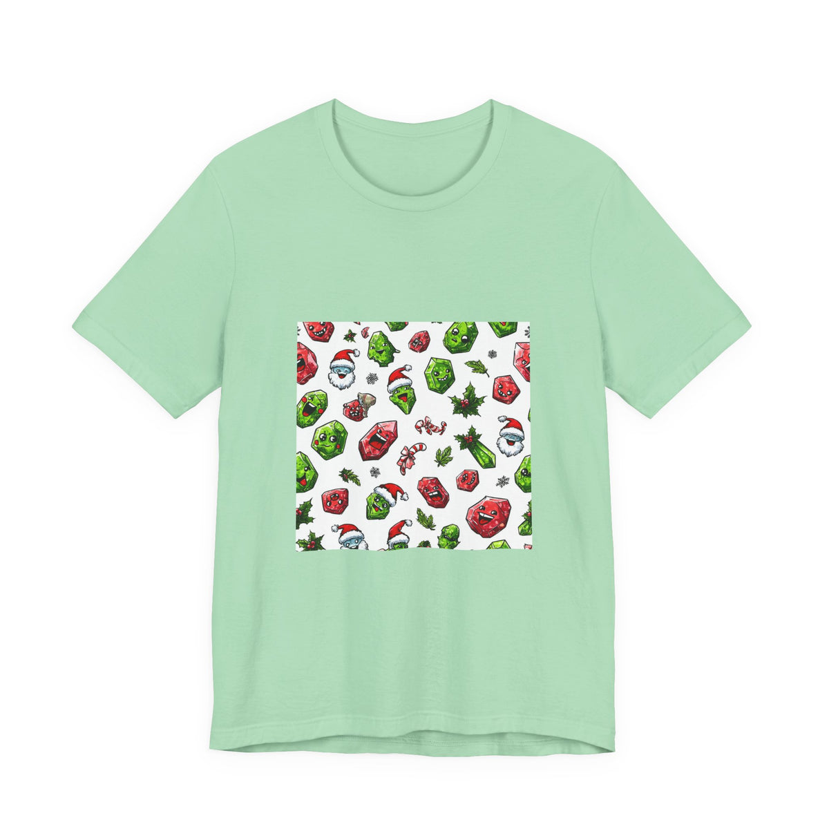 Christmas Crystal Cheer T-Shirt | Golds, Mints & Teal