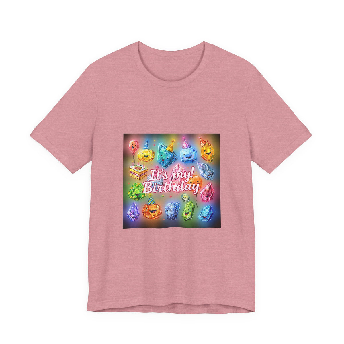 It's My Birthday Crystal Party T-Shirt | Pinks & Orchid