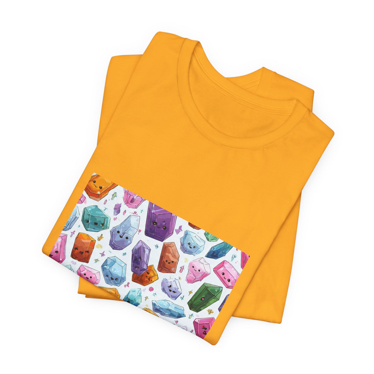Pastel Crystal Friends T-Shirt | Golds, Mints & Teal