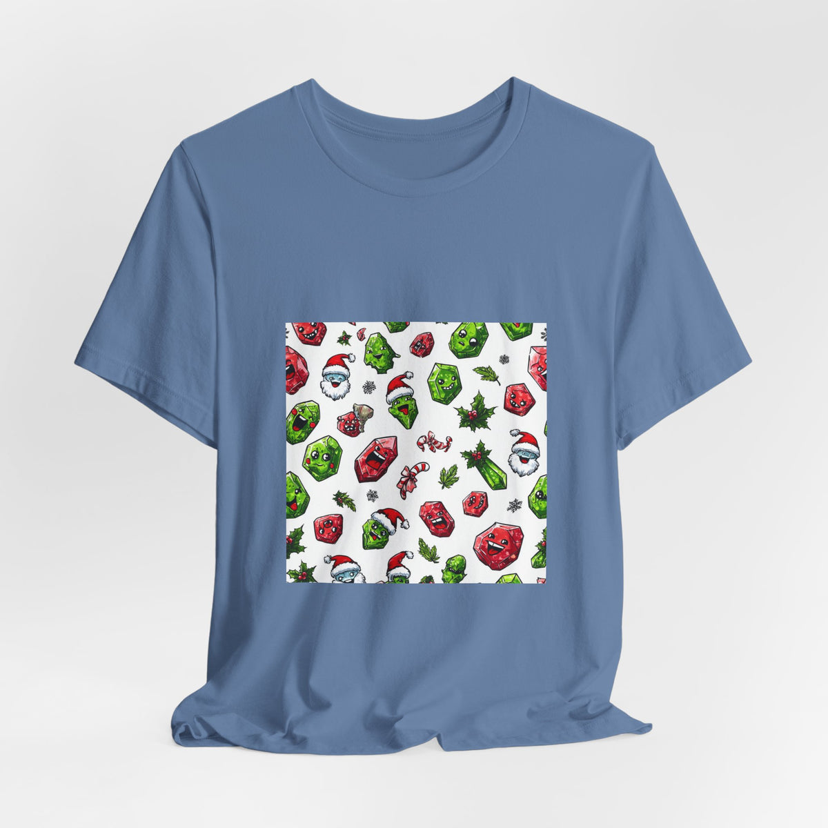 Christmas Crystal Cheer T-Shirt | Soft Blues