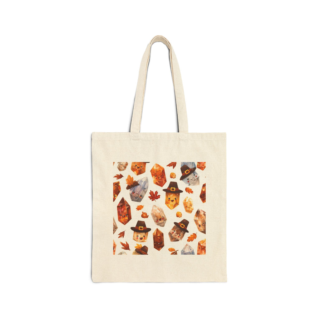 Thanksgiving Crystal Harvest Canvas Tote