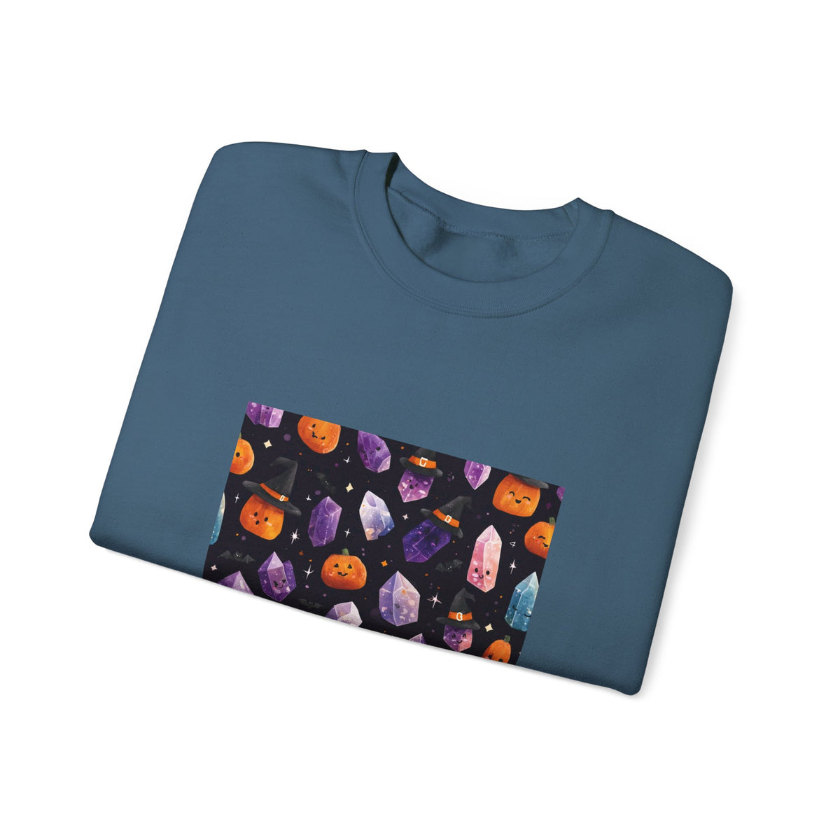 Halloween Crystal Party Crewneck | Blues, Purples & Pinks