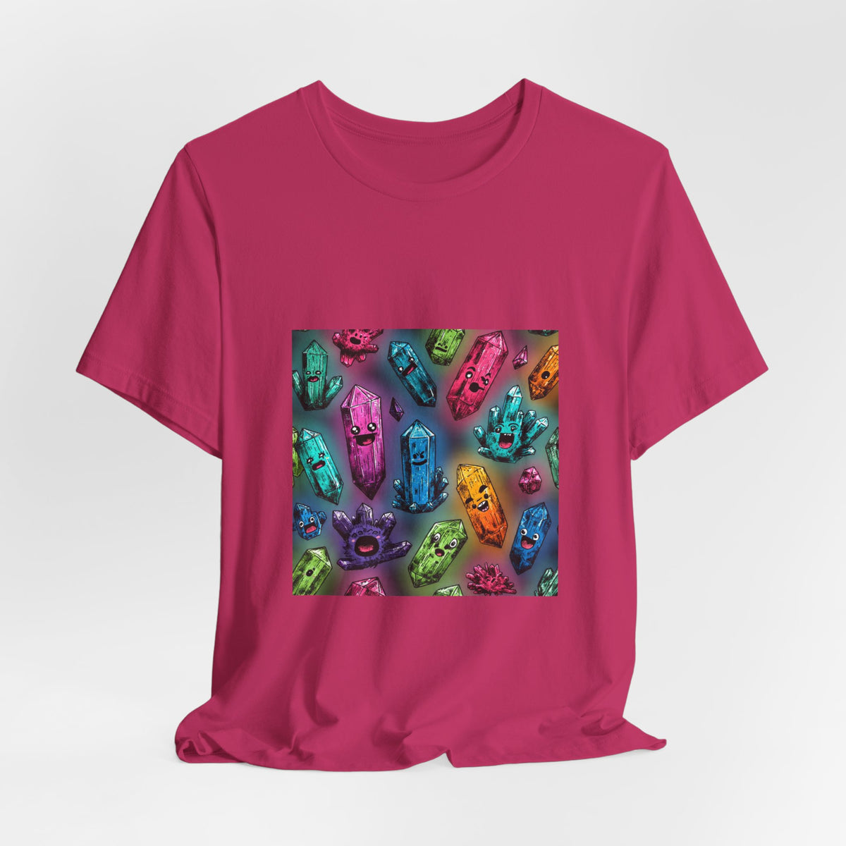 Colorful Crystal Characters T-Shirt | Pinks & Orchid