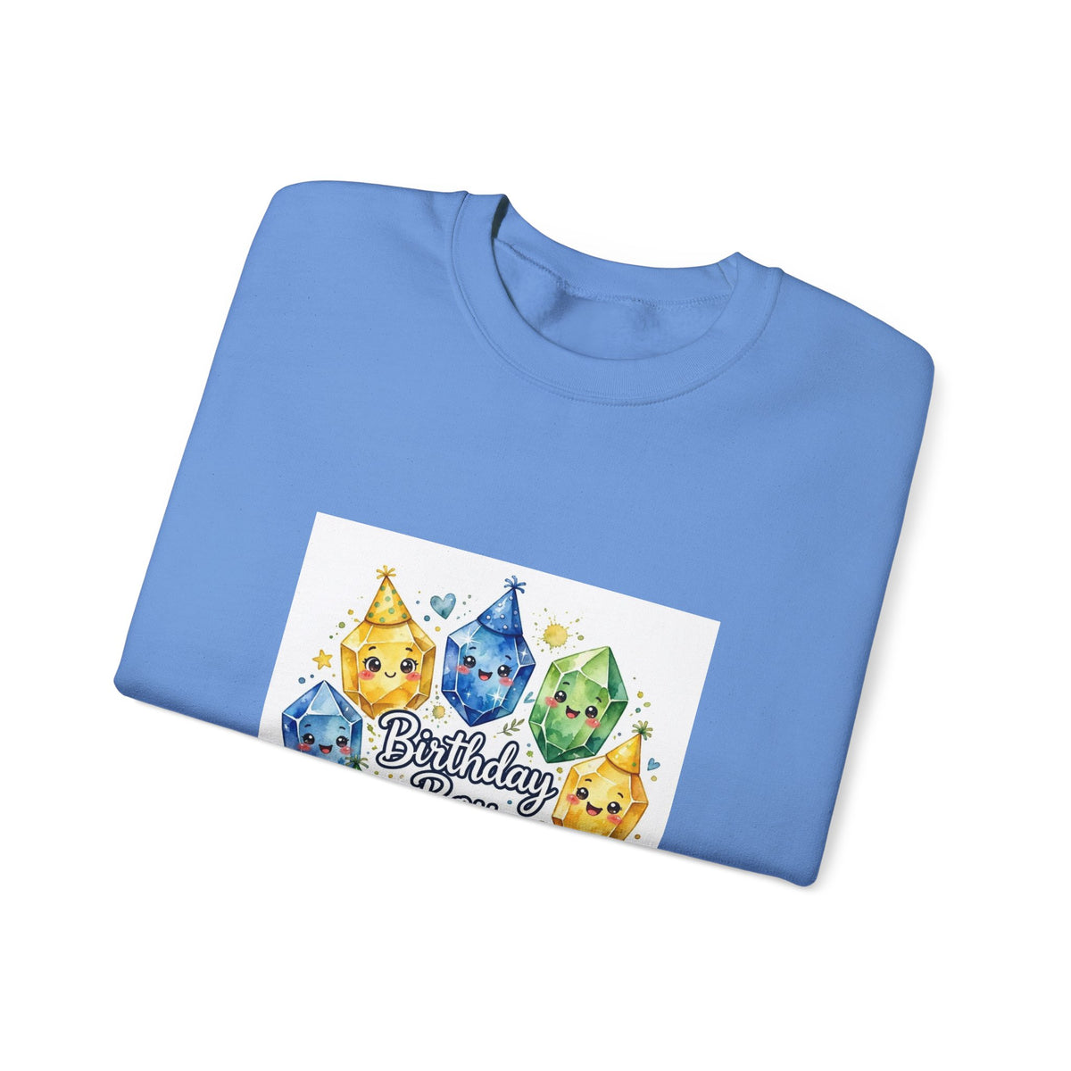 Birthday Boy Crystal Party Crewneck | Blues, Purples & Pinks