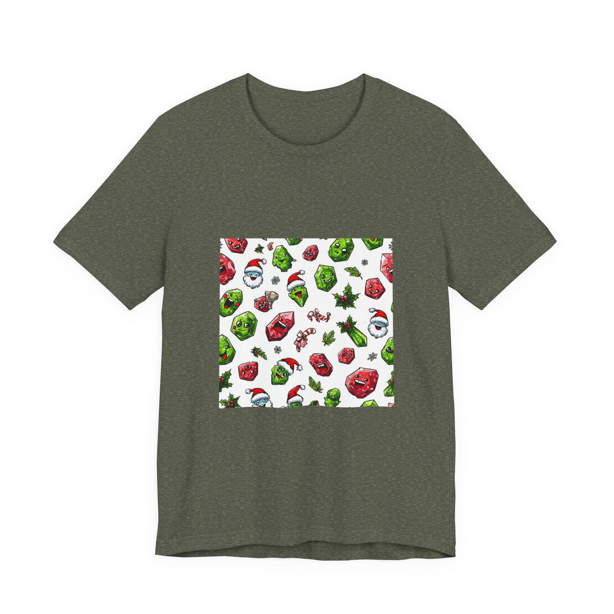Christmas Crystal Cheer T-Shirt | Greens