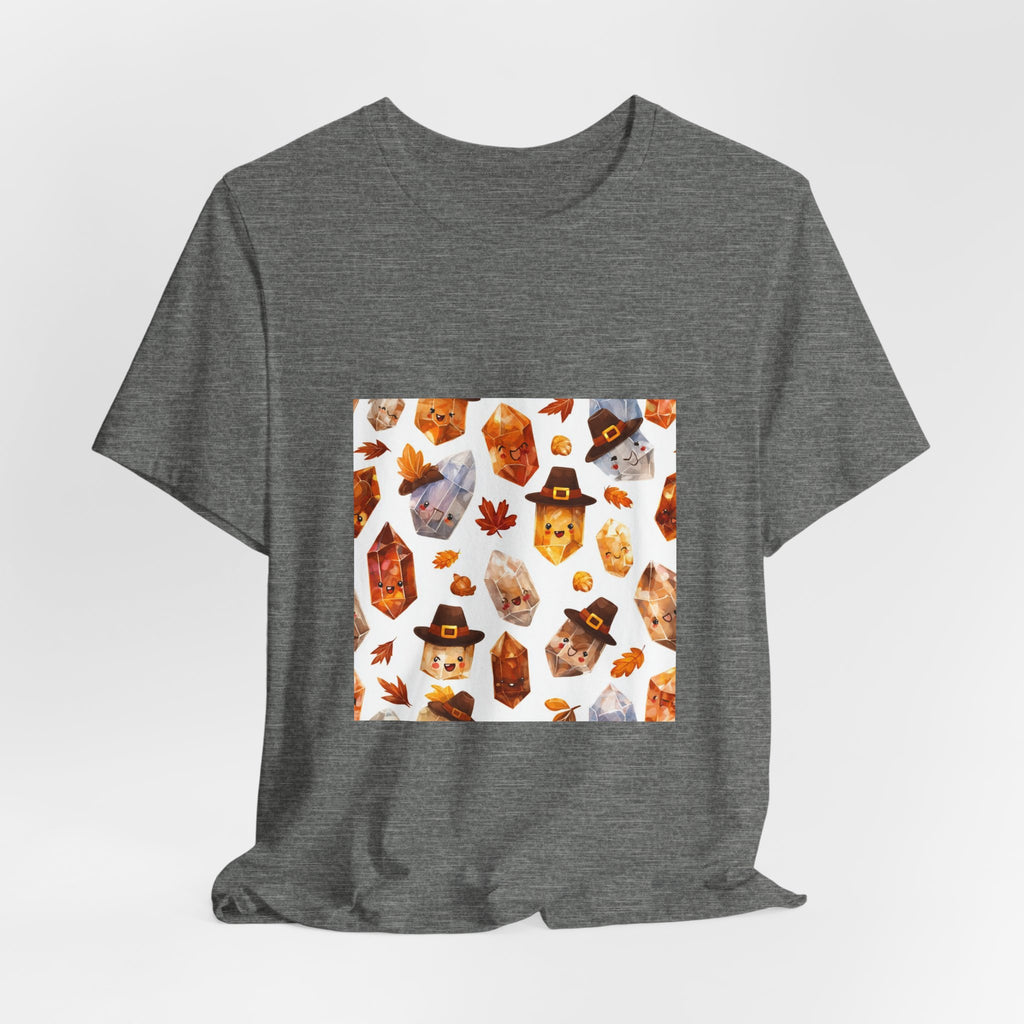 Thanksgiving Crystal Harvest T-Shirt | Light Neutrals