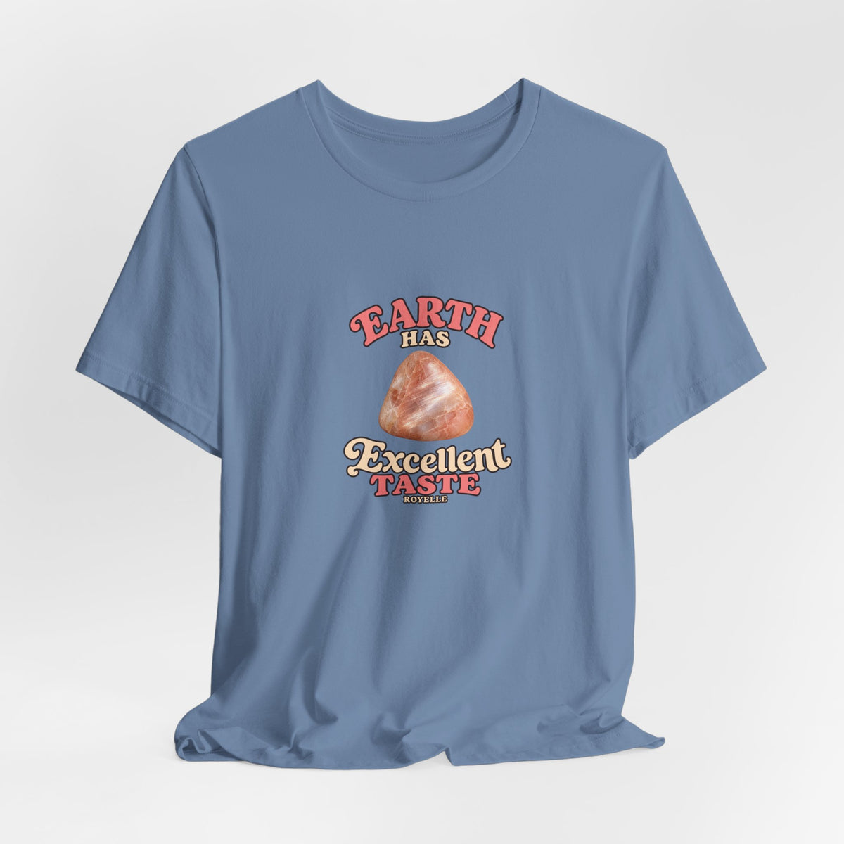 Earth Has Excellent Taste — Peach Moonstone Tee | Forest & Ocean
