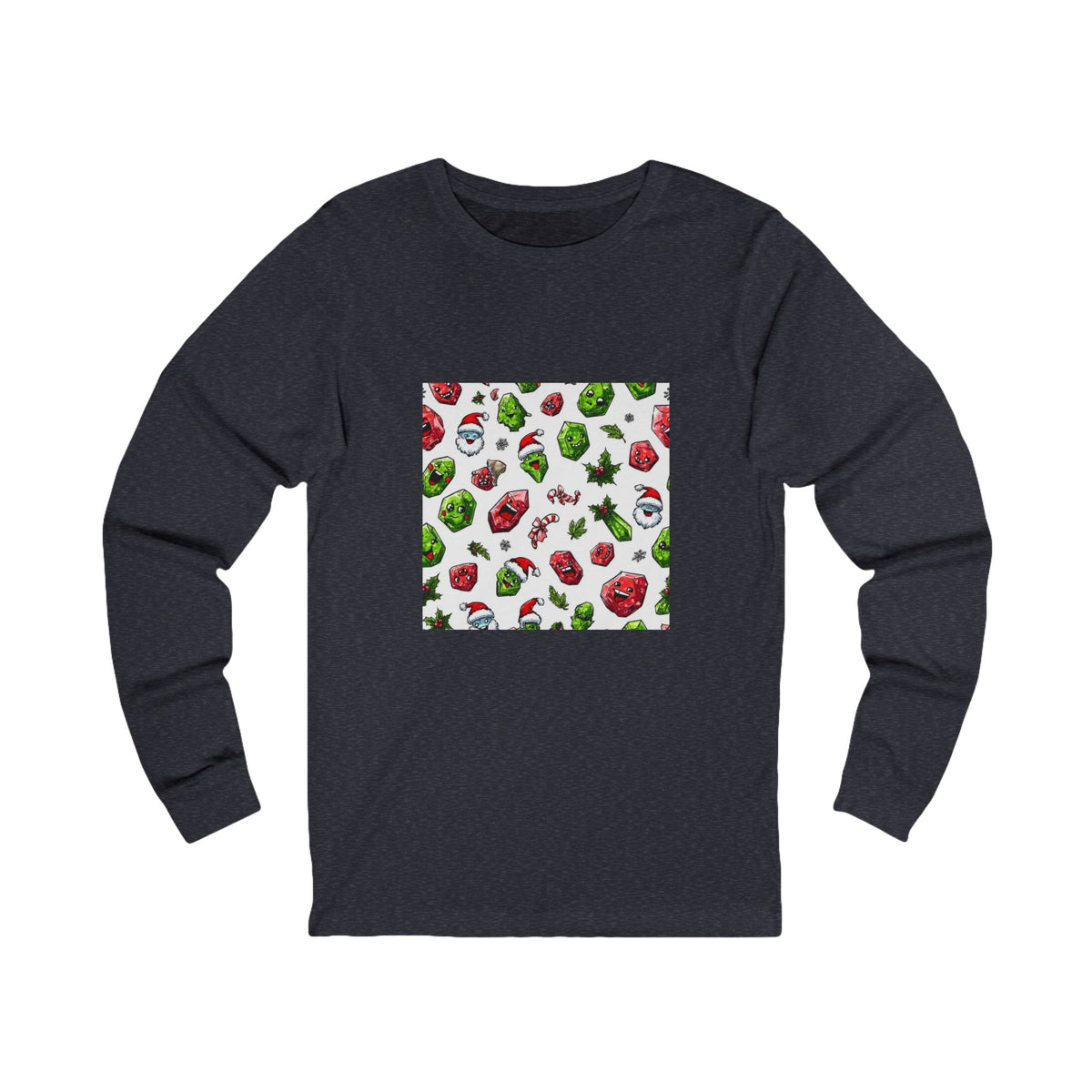 Christmas Crystal Cheer Long Sleeve T-Shirt