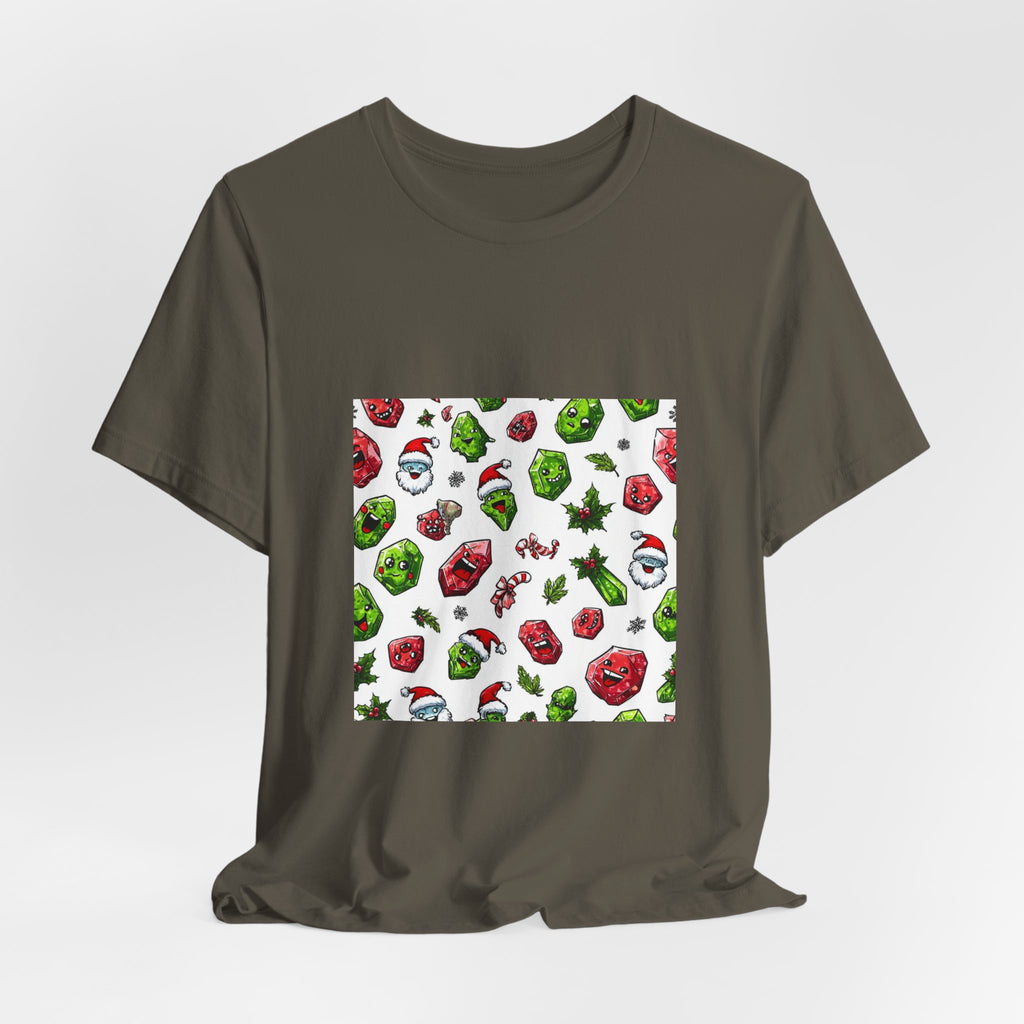 Christmas Crystal Cheer T-Shirt | Greens