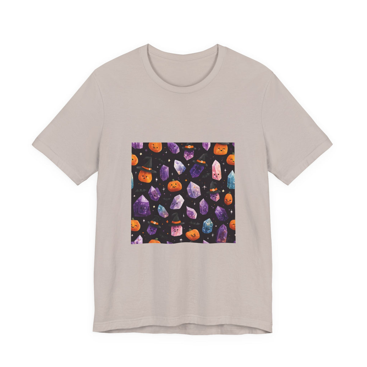 Halloween Crystal Party T-Shirt | Light Neutrals