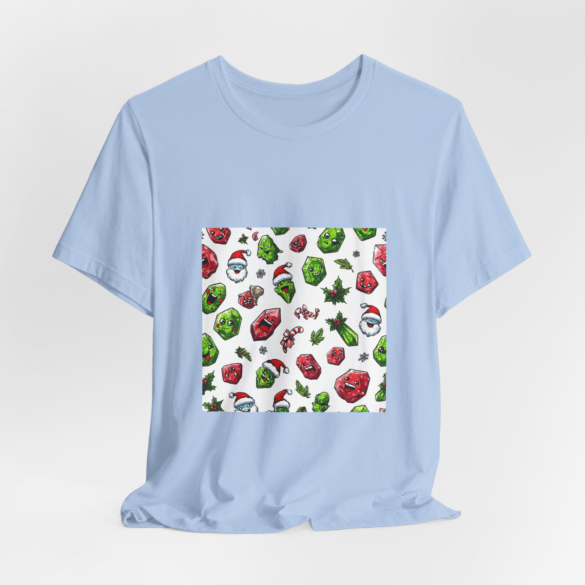 Christmas Crystal Cheer T-Shirt | Soft Blues