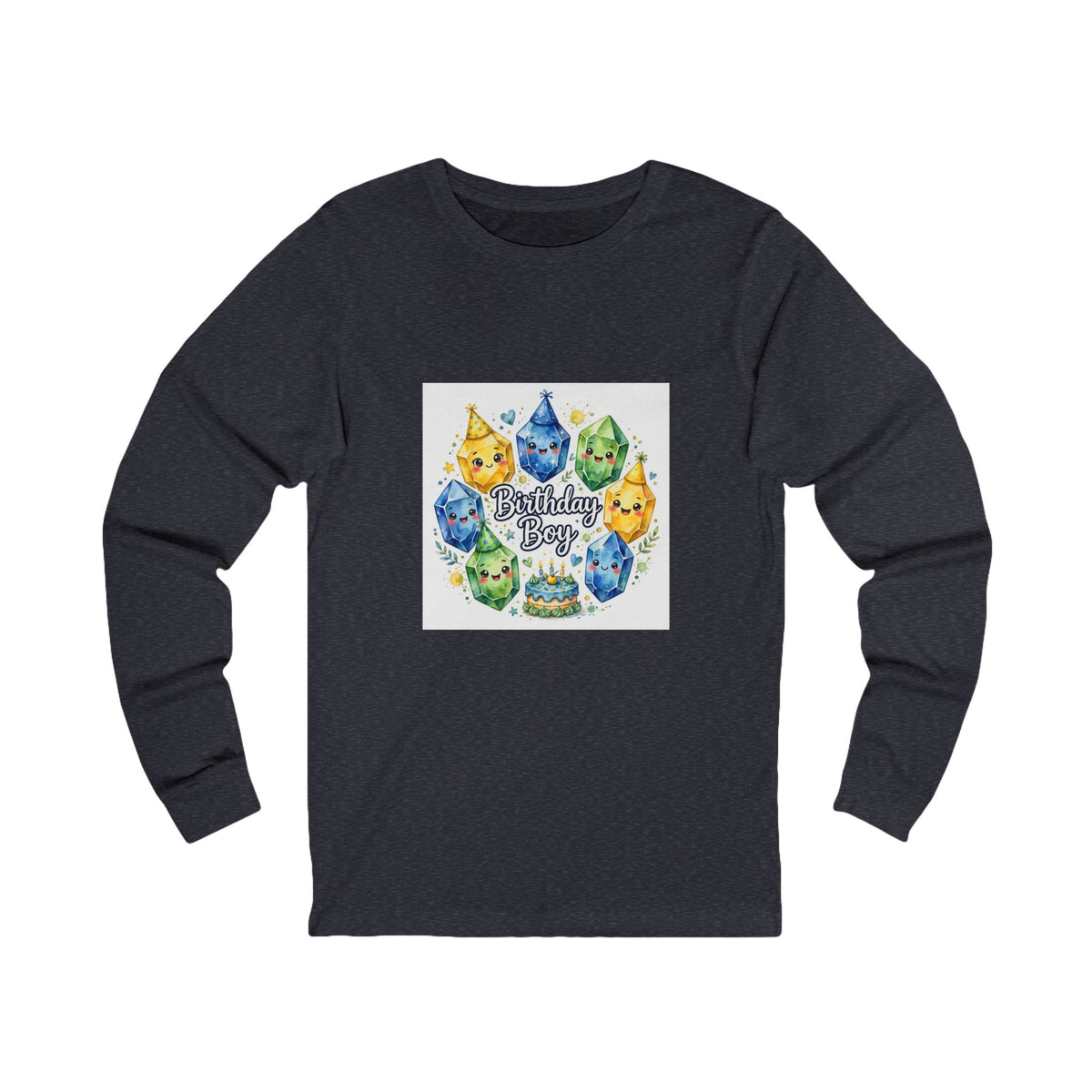 Birthday Boy Crystal Party Long Sleeve T-Shirt