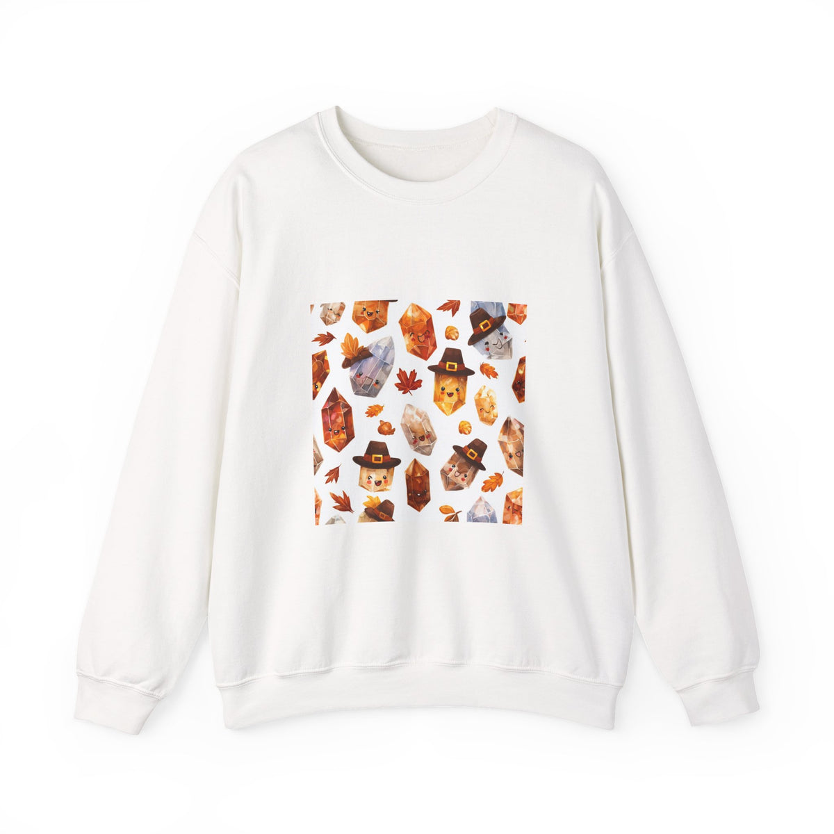Thanksgiving Crystal Harvest Crewneck | Neutrals & Reds