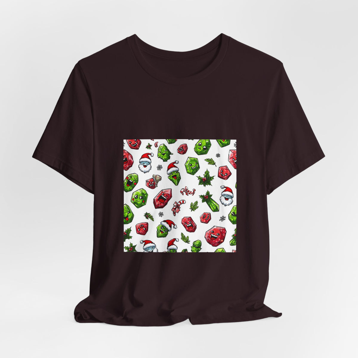Christmas Crystal Cheer T-Shirt | Dark Neutrals & Reds