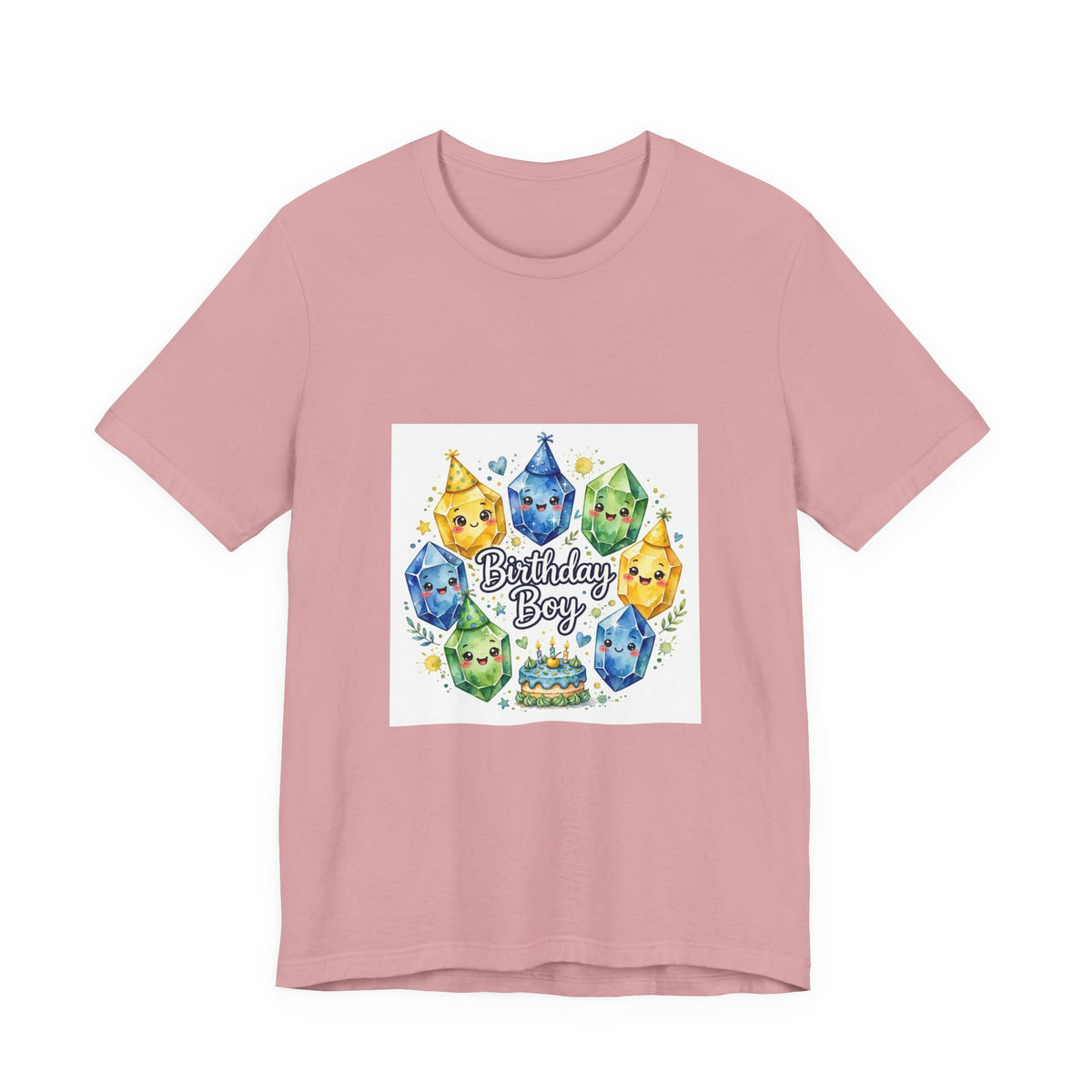 Birthday Boy Crystal Party T-Shirt | Pinks & Orchid