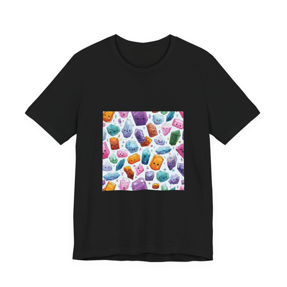 Pastel Crystal Friends T-Shirt | Dark Neutrals & Reds