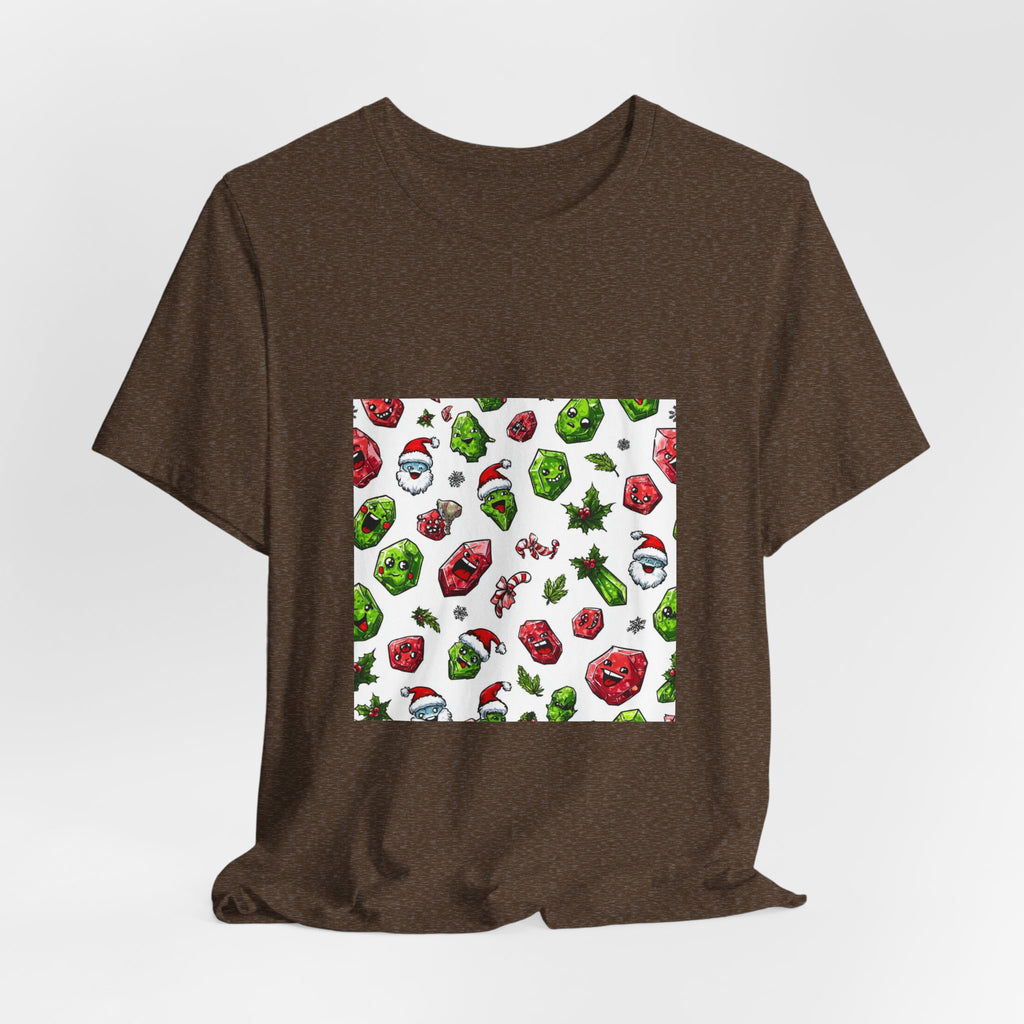 Christmas Crystal Cheer T-Shirt | Earthy Reds & Browns