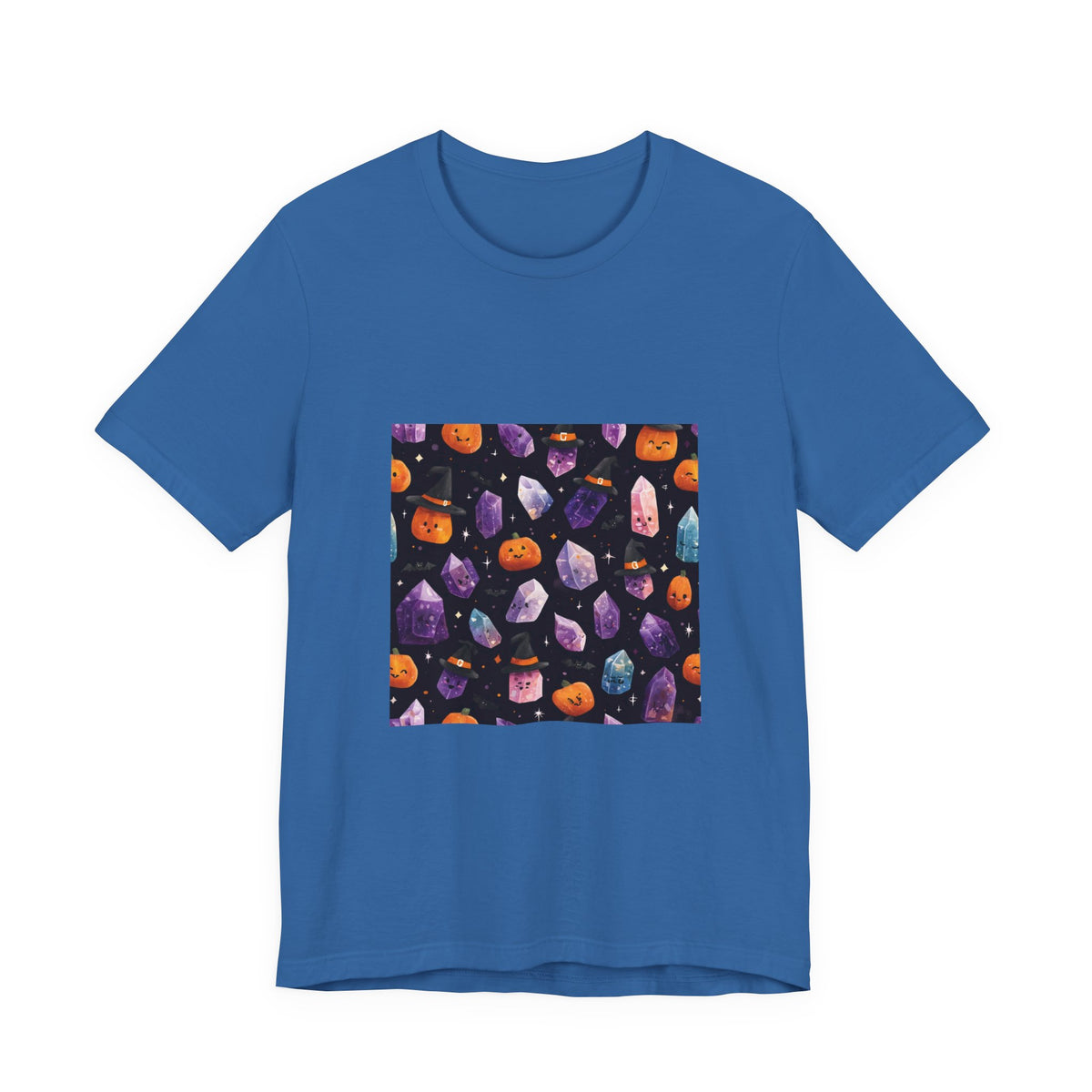 Halloween Crystal Party T-Shirt | Soft Blues
