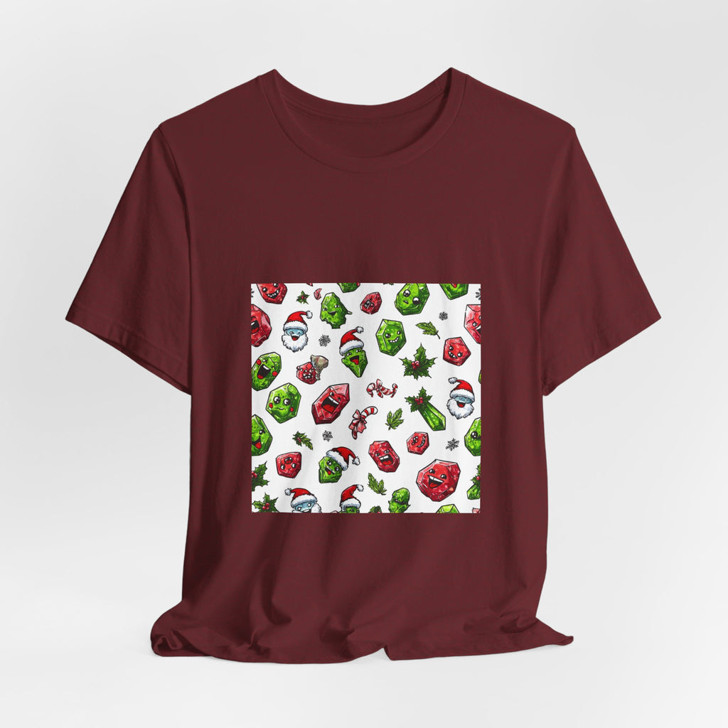 Christmas Crystal Cheer T-Shirt | Earthy Reds & Browns