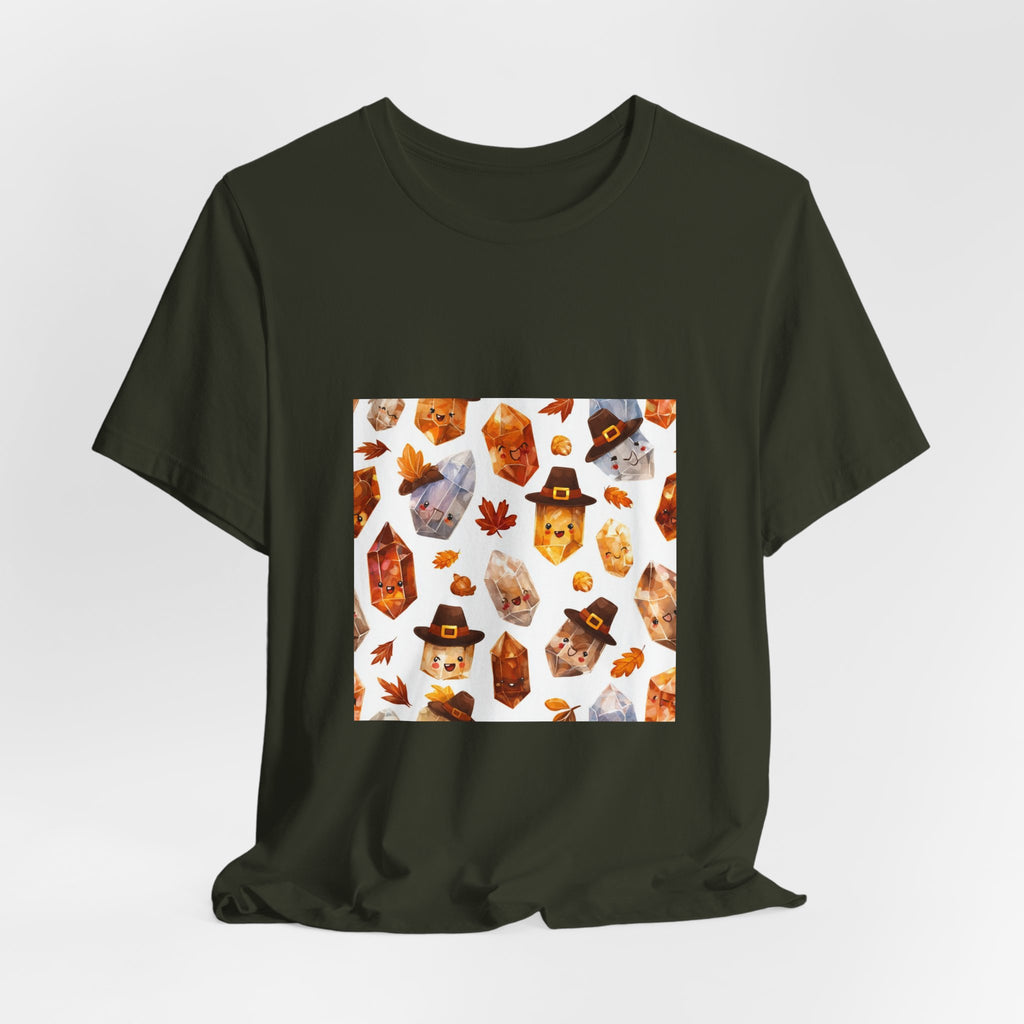 Thanksgiving Crystal Harvest T-Shirt | Greens