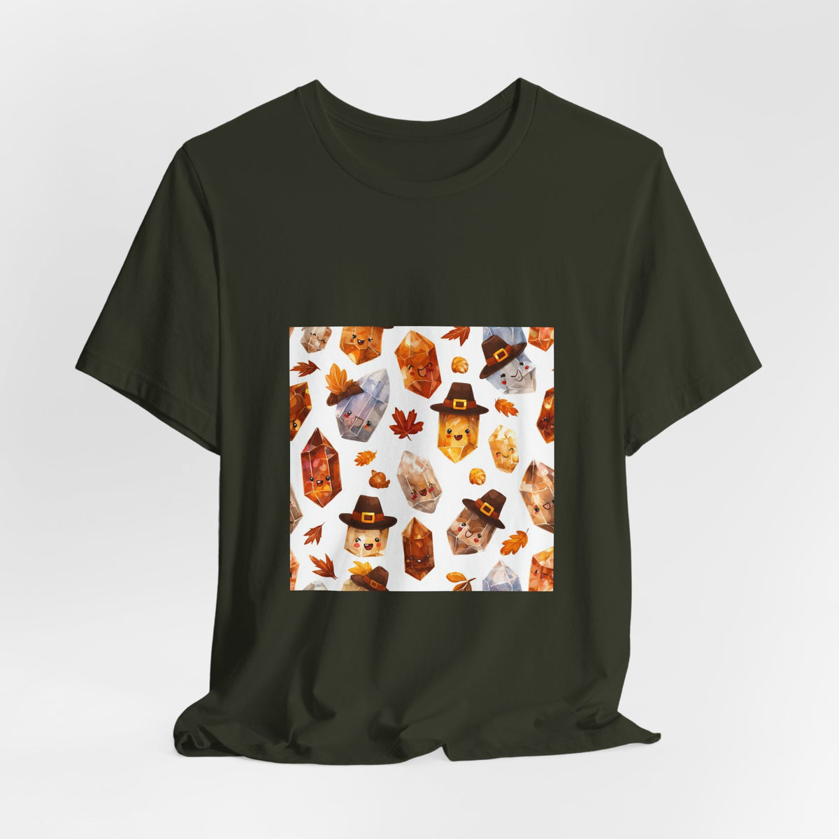 Thanksgiving Crystal Harvest T-Shirt | Greens
