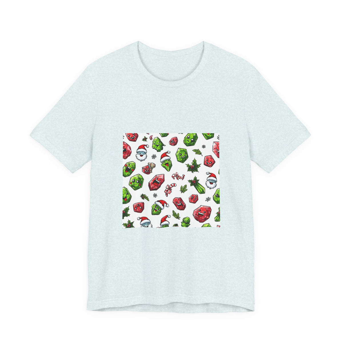 Christmas Crystal Cheer T-Shirt | Soft Blues