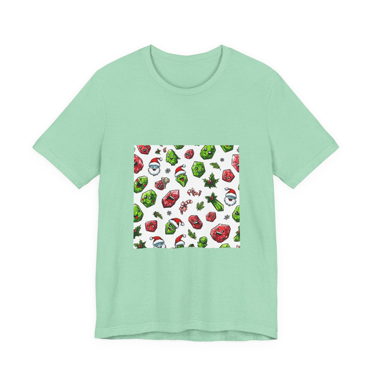 Christmas Crystal Cheer T-Shirt | Golds, Mints & Teal