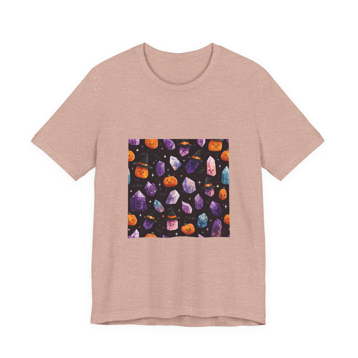 Halloween Crystal Party T-Shirt | Peach & Sunset