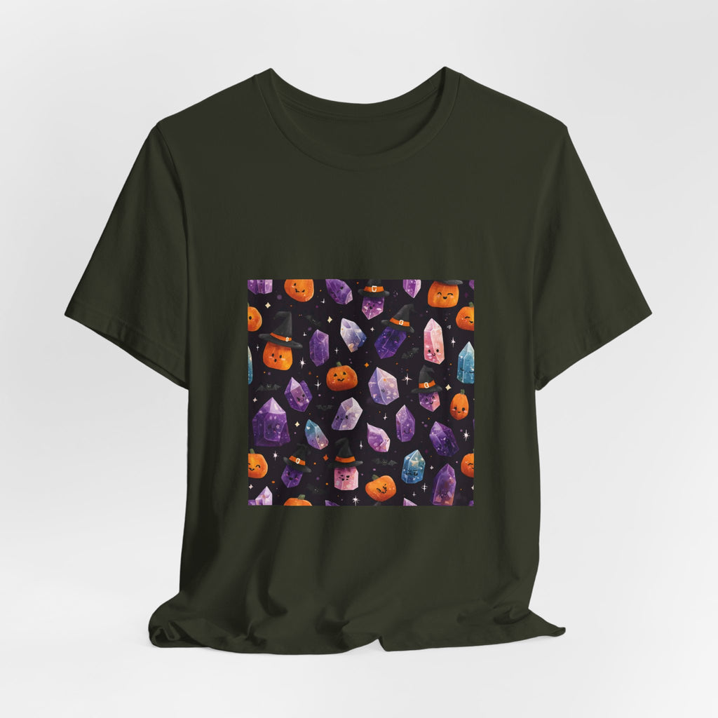 Halloween Crystal Party T-Shirt | Greens
