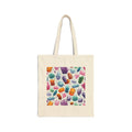 Pastel Crystal Friends Canvas Tote