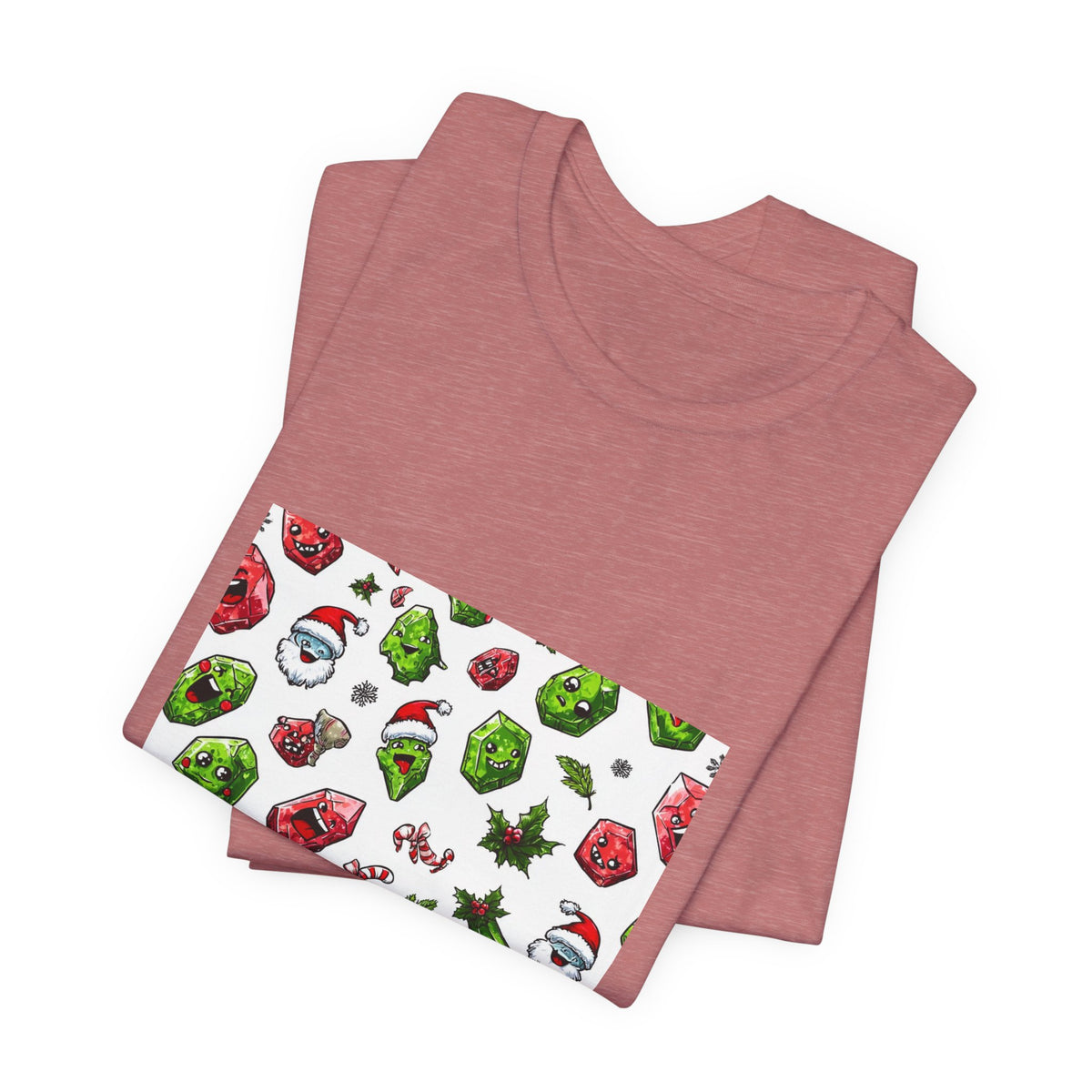 Christmas Crystal Cheer T-Shirt | Earthy Reds & Browns
