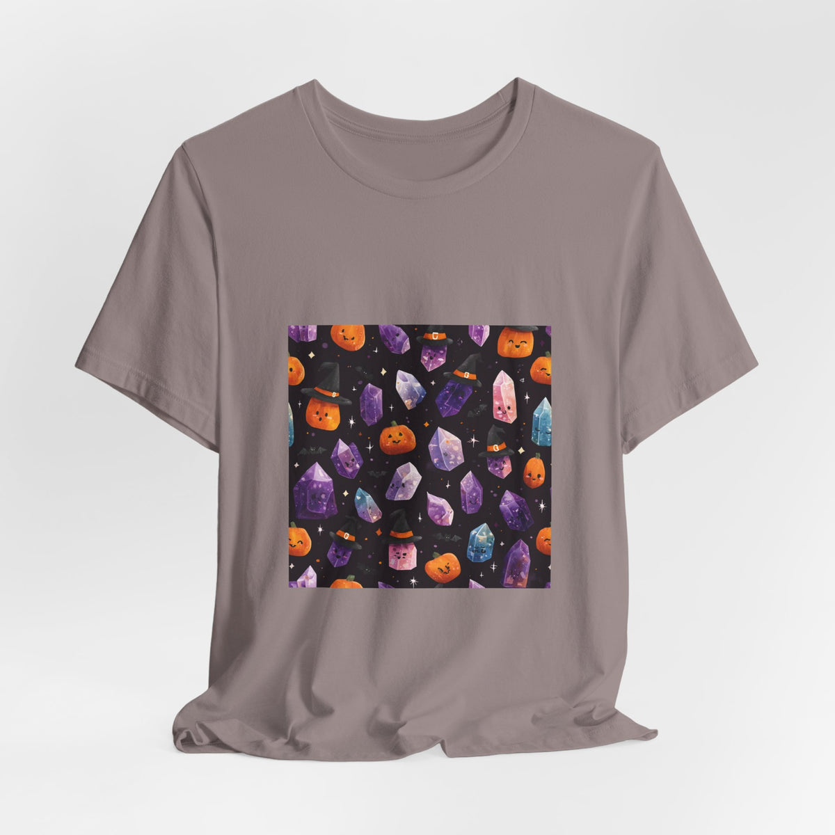 Halloween Crystal Party T-Shirt | Sandy Neutrals & Oranges