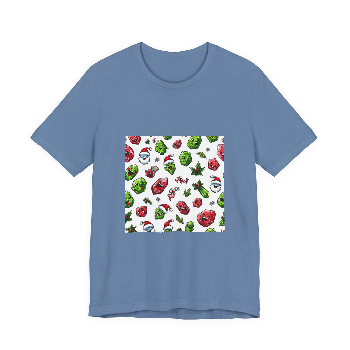Christmas Crystal Cheer T-Shirt | Soft Blues