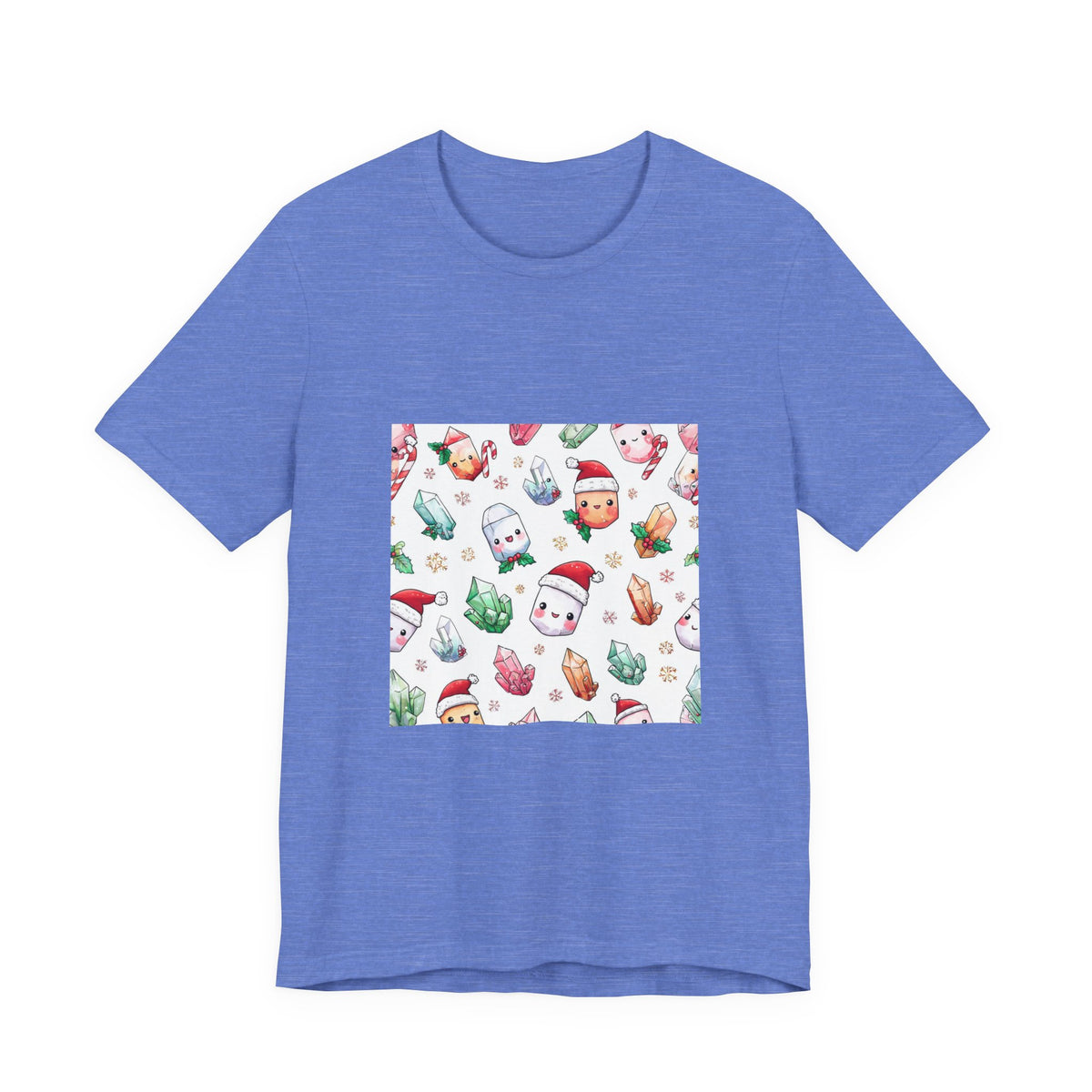 Pastel Christmas Crystal Friends T-Shirt | Royal, Navy & Purple