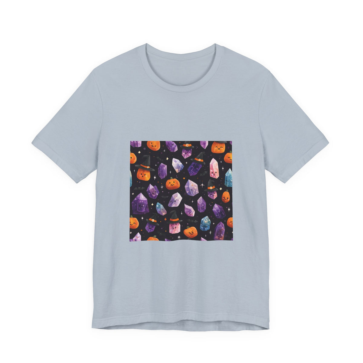 Halloween Crystal Party T-Shirt | Soft Blues