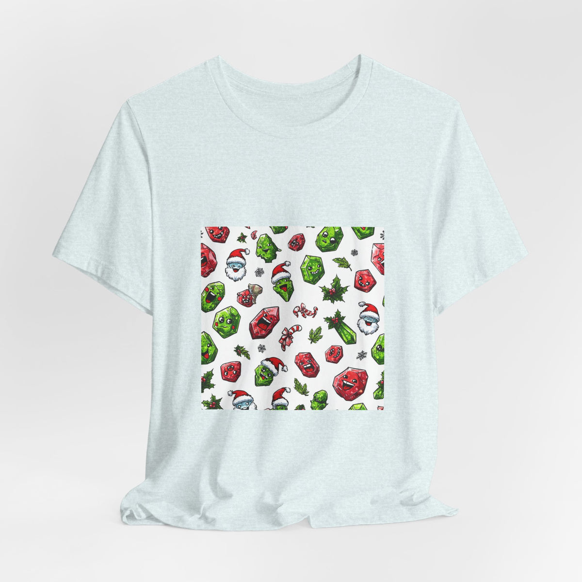 Christmas Crystal Cheer T-Shirt | Soft Blues