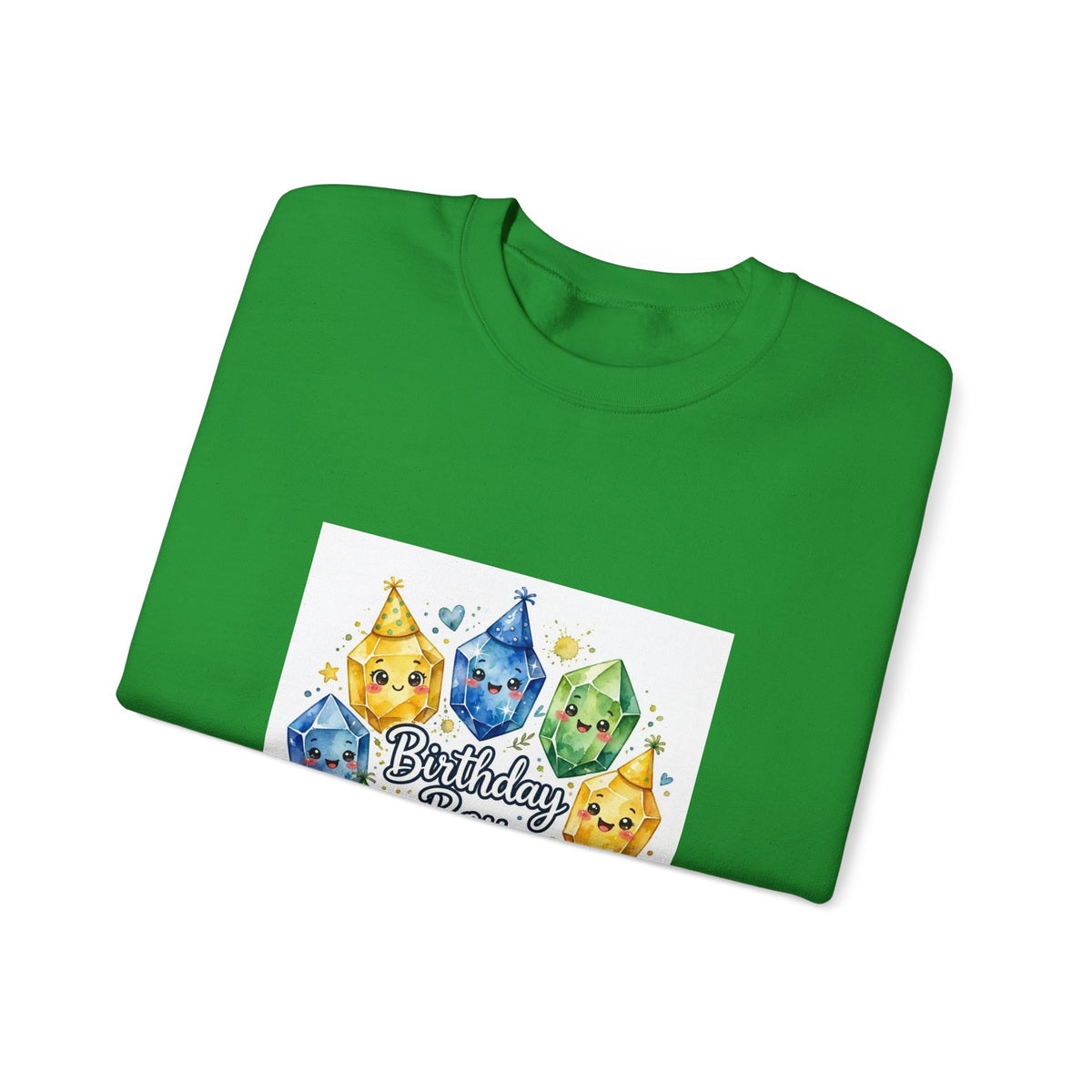 Birthday Boy Crystal Party Crewneck | Earth Tones & Brights