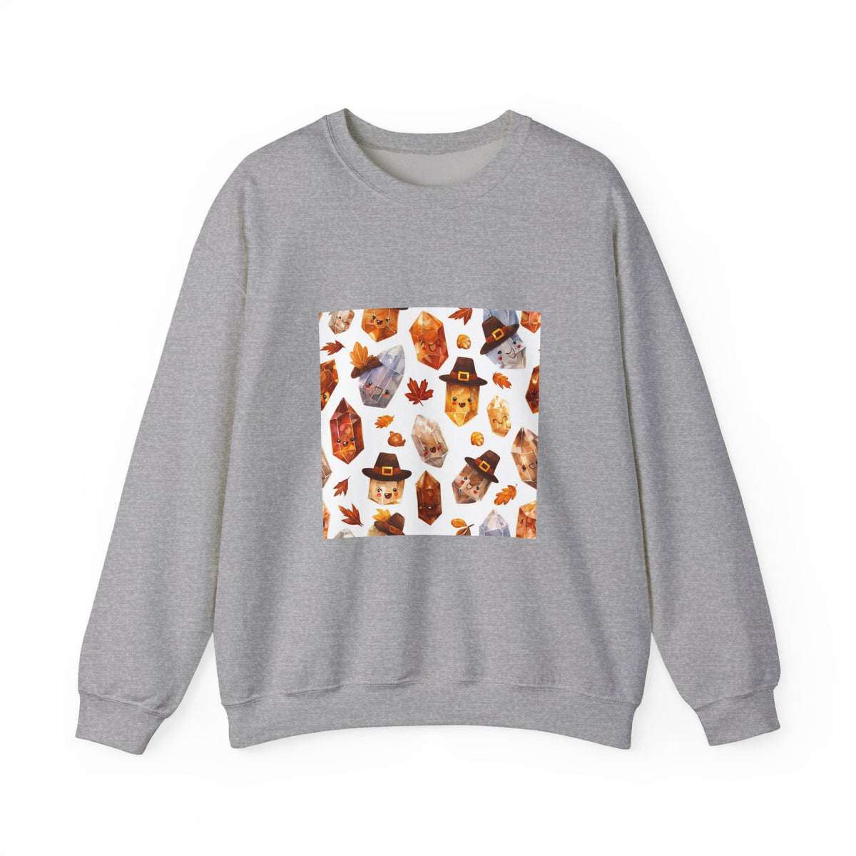 Thanksgiving Crystal Harvest Crewneck | Neutrals & Reds