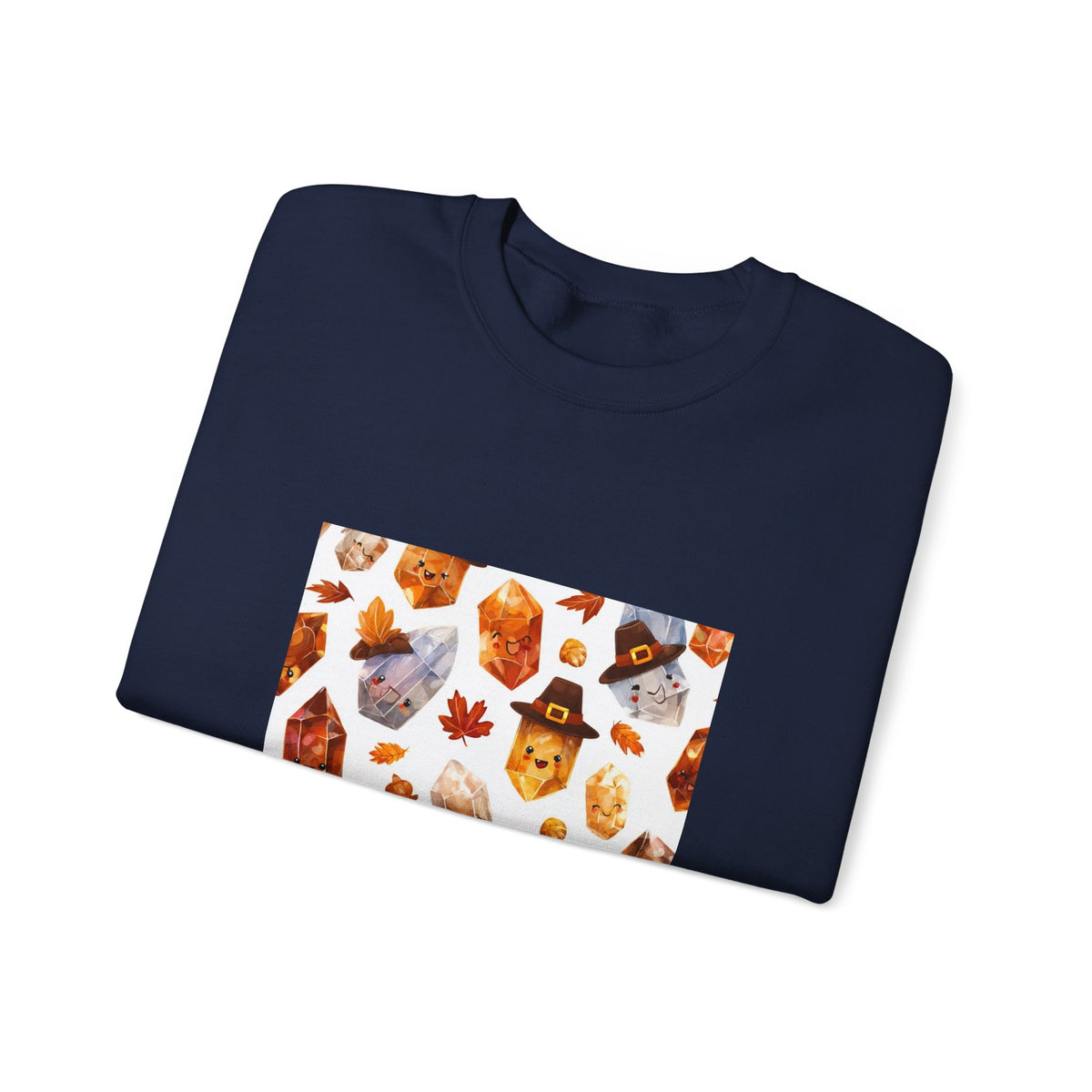 Thanksgiving Crystal Harvest Crewneck | Blues, Purples & Pinks