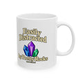 Easily Distracted by Pretty Rocks Ceramic Mug — Cream Lettering