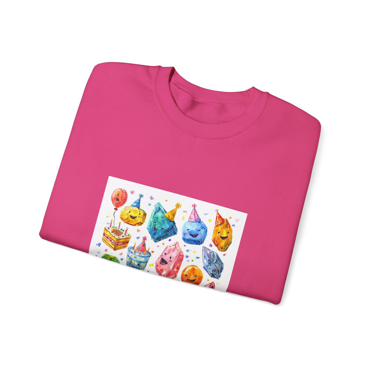 Crystal Birthday Party Crewneck | Blues, Purples & Pinks