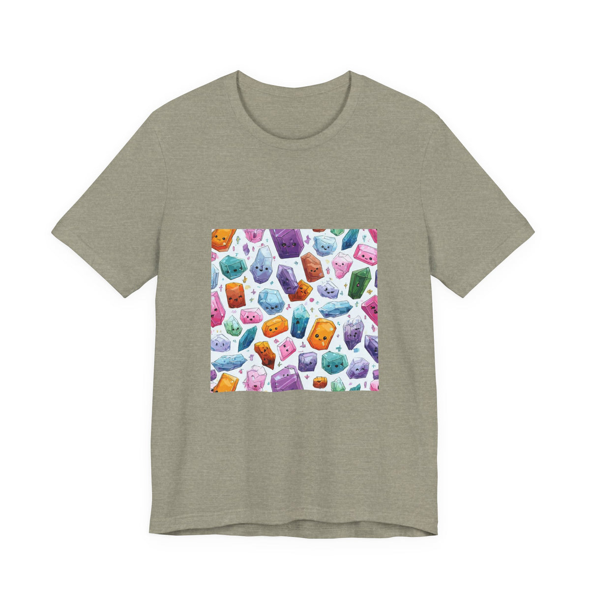 Pastel Crystal Friends T-Shirt | Light Neutrals
