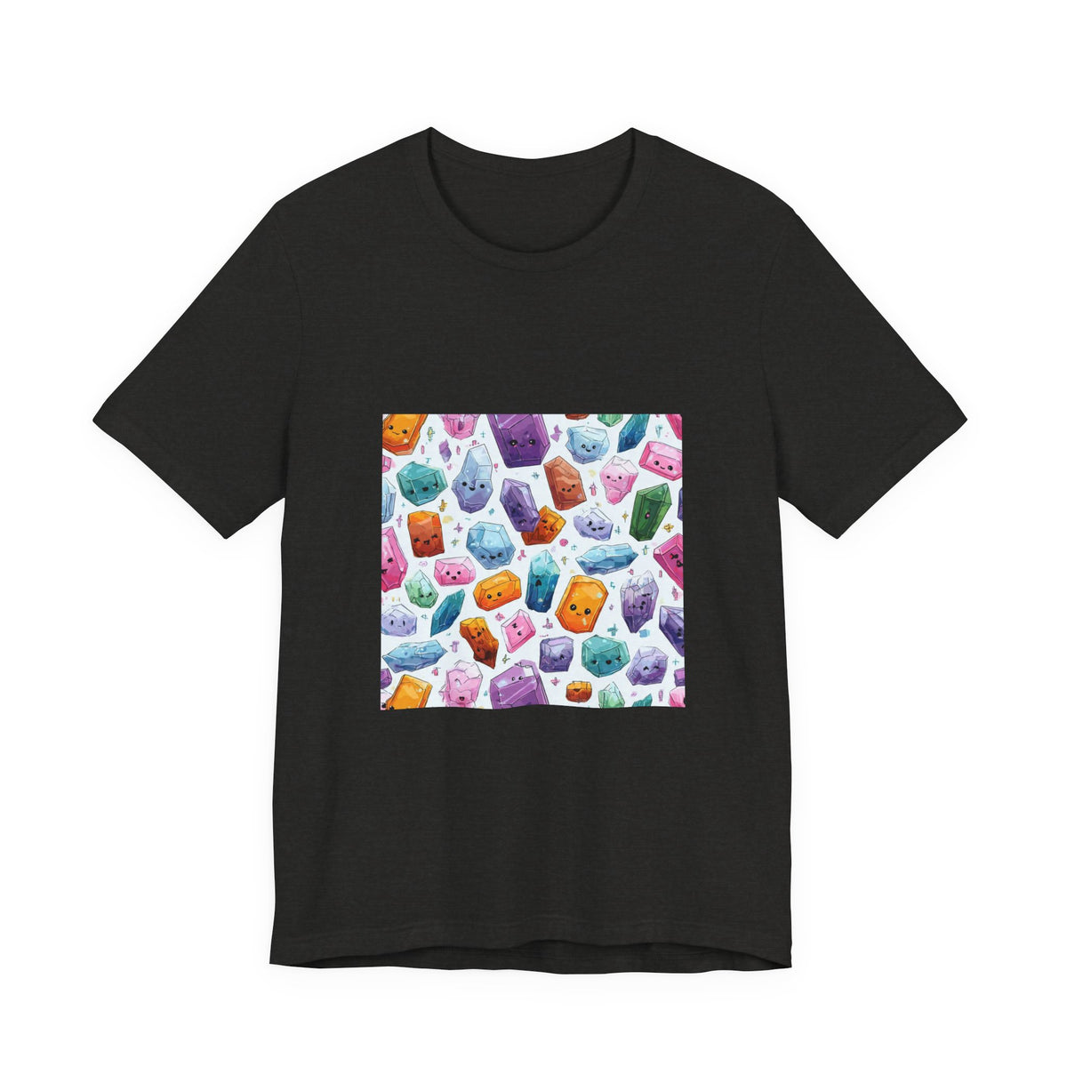 Pastel Crystal Friends T-Shirt | Dark Neutrals & Reds