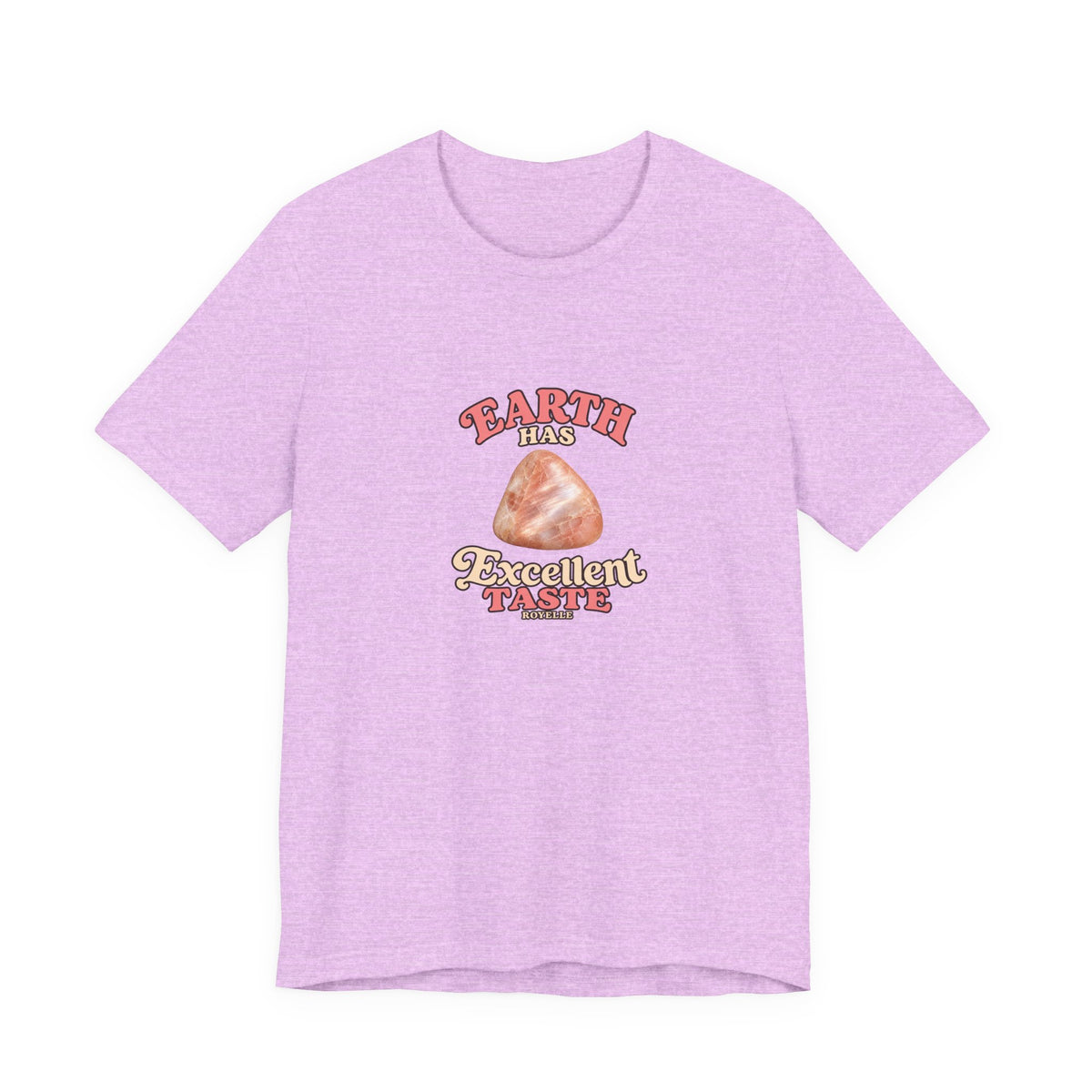 Earth Has Excellent Taste — Peach Moonstone Tee | Pinks & Orchid