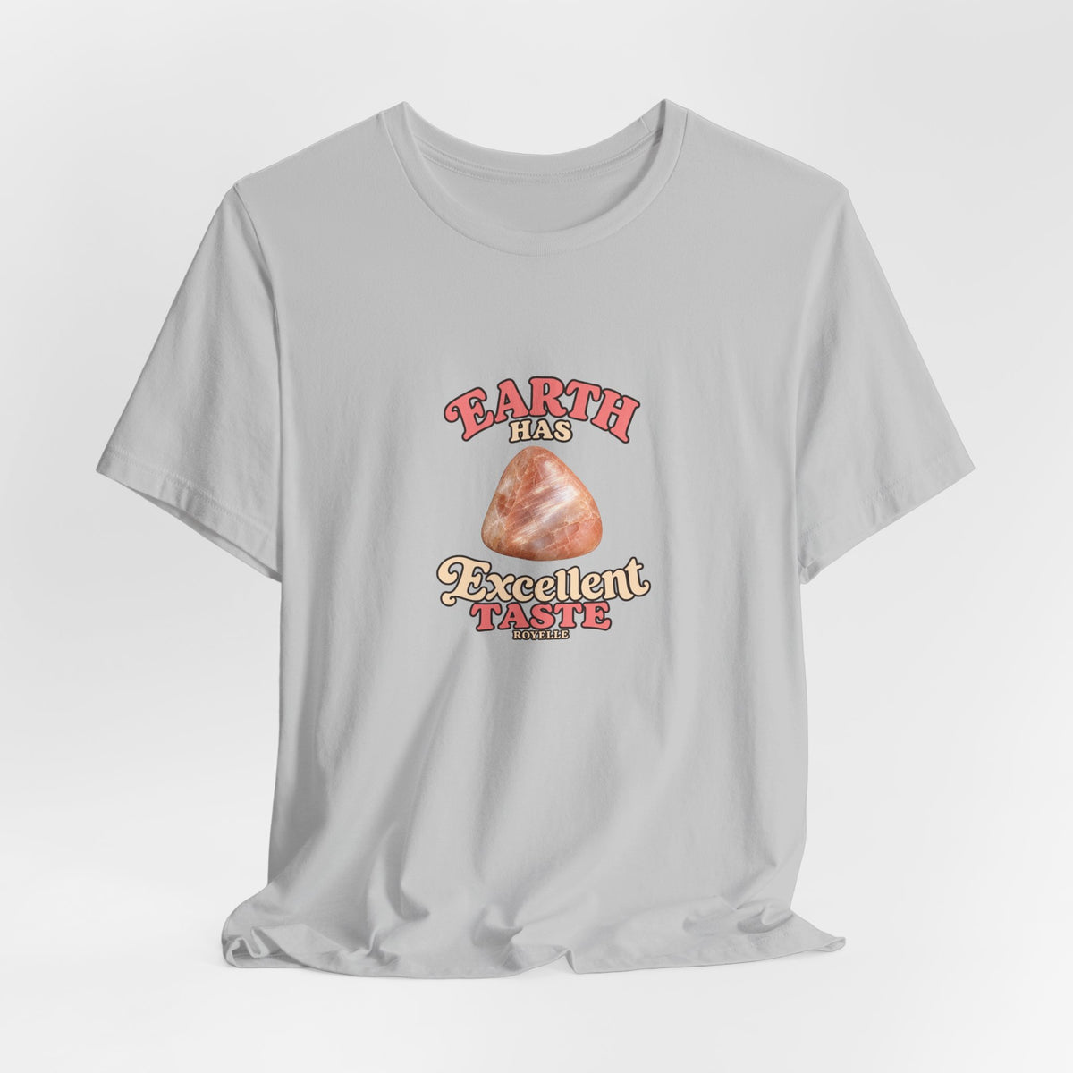 Earth Has Excellent Taste — Peach Moonstone Tee | Light Neutrals