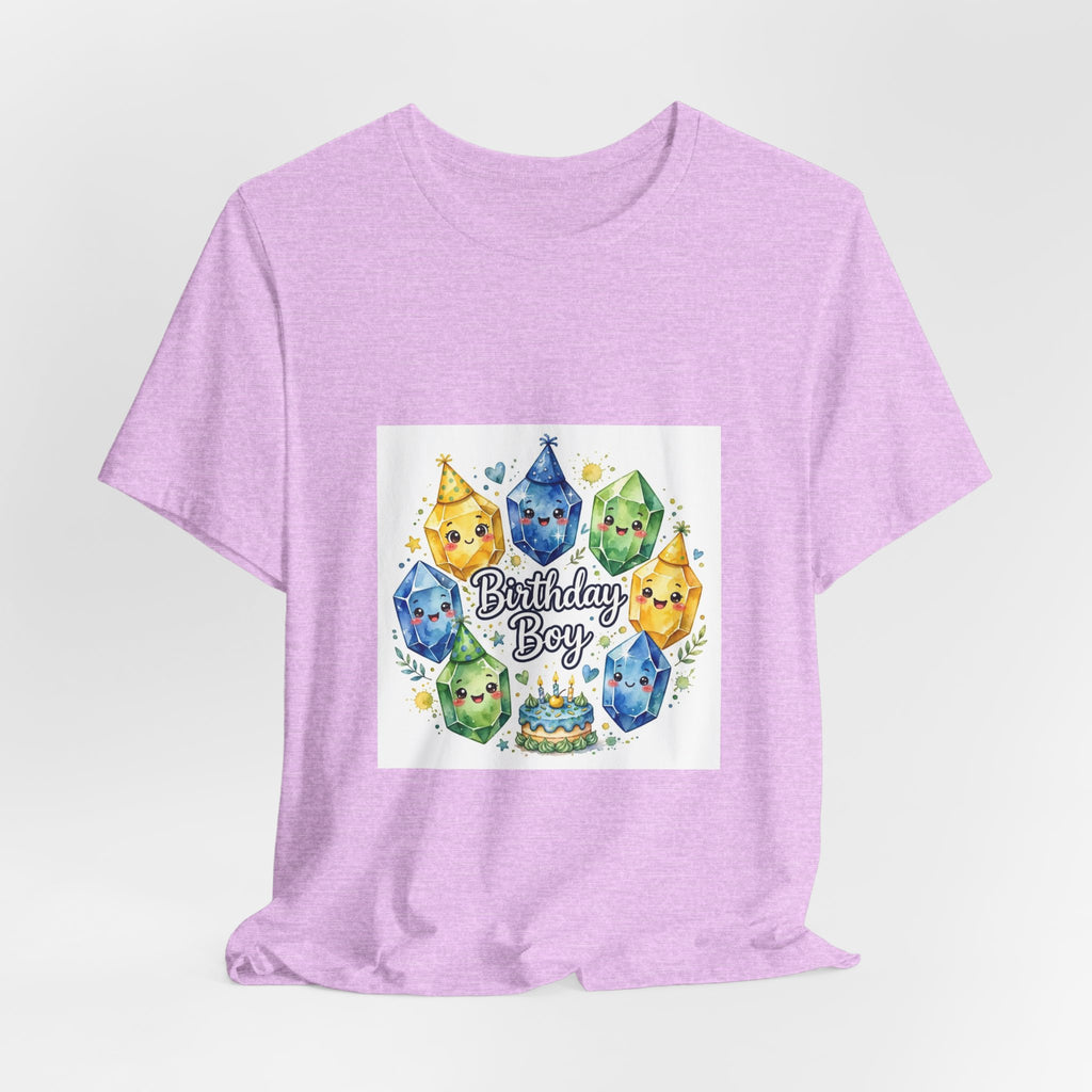 Birthday Boy Crystal Party T-Shirt | Pinks & Orchid