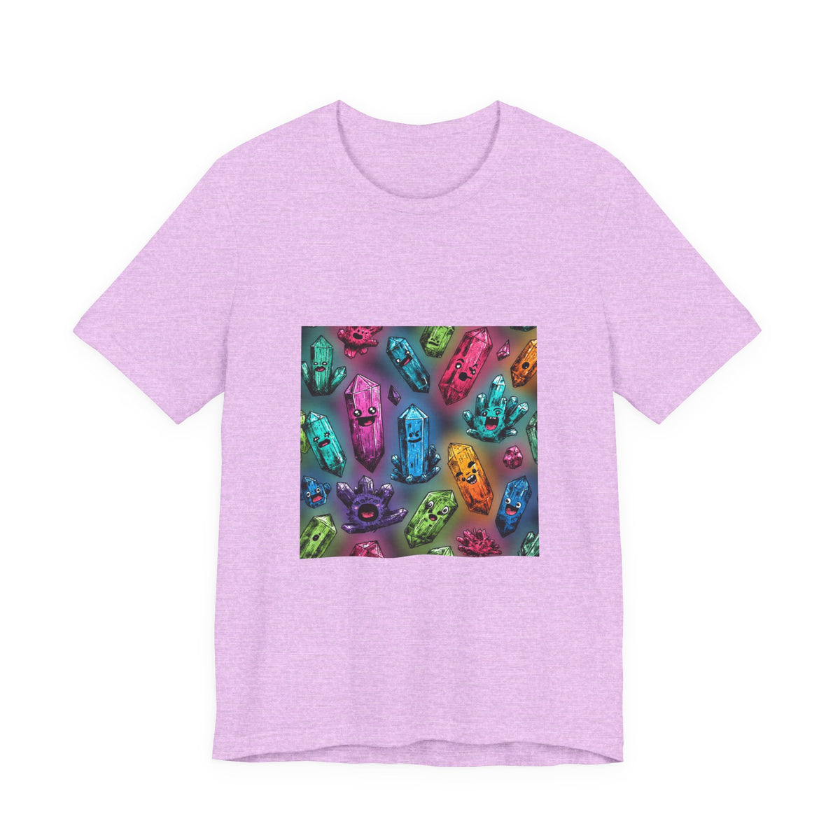 Colorful Crystal Characters T-Shirt | Pinks & Orchid