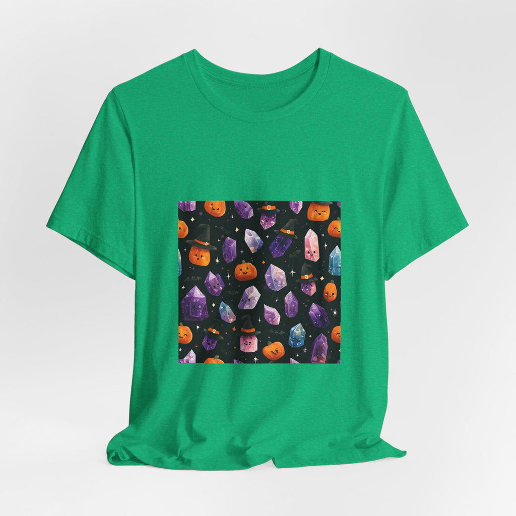 Halloween Crystal Party T-Shirt | Greens