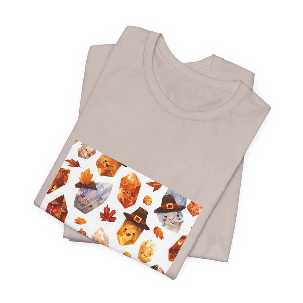 Thanksgiving Crystal Harvest T-Shirt | Light Neutrals