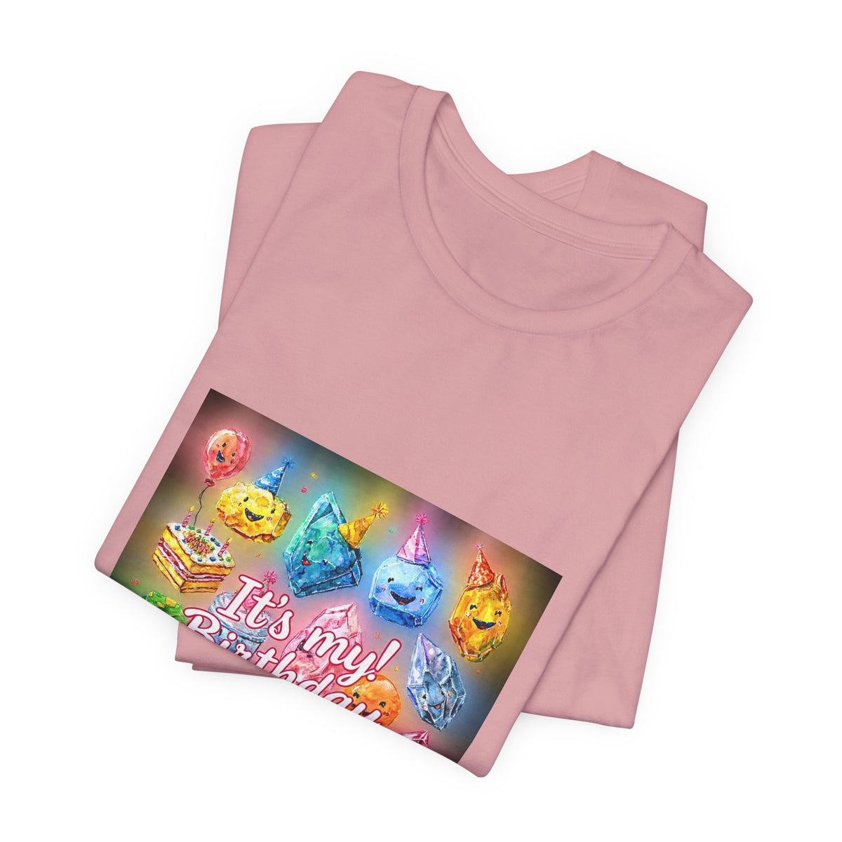It's My Birthday Crystal Party T-Shirt | Pinks & Orchid